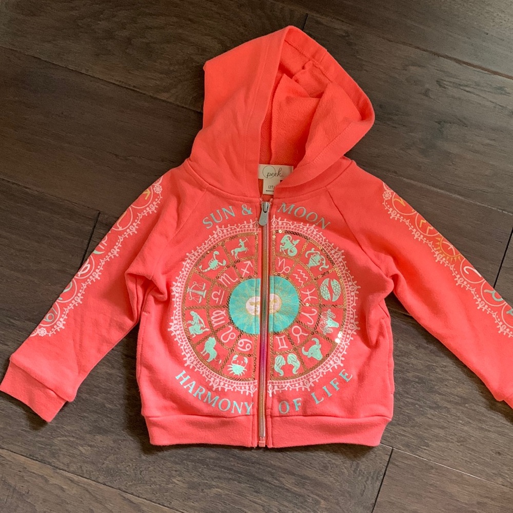 Peek Toddler Zodiac Zip Up Hoodie
